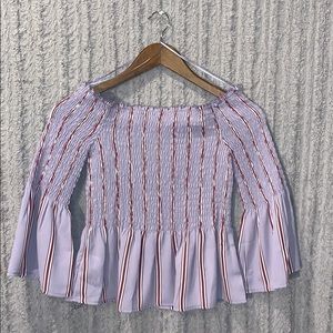 Candies XS Babydoll Blouse Purple